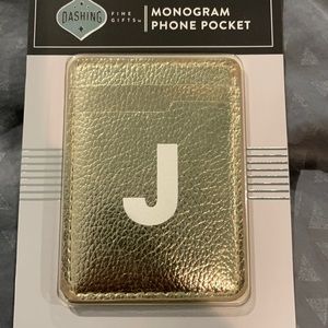 Monogram phone pocket - NWT